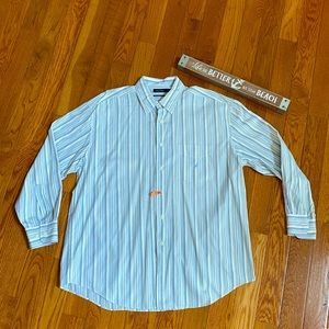Men’s Nautica L/S Botton Down Shirt 100% Cotton 🛥